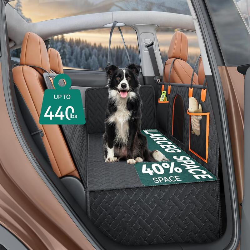 Elevate Your Travel Experience with the DWVO 56"/50" Waterproof Dog Car Seat Cover - Ultimate Pet Protection for Trucks and SUVs