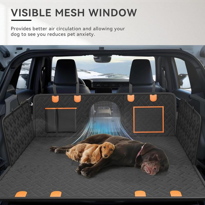 Elevate Your Travel Experience with the DWVO 56"/50" Waterproof Dog Car Seat Cover - Ultimate Pet Protection for Trucks and SUVs