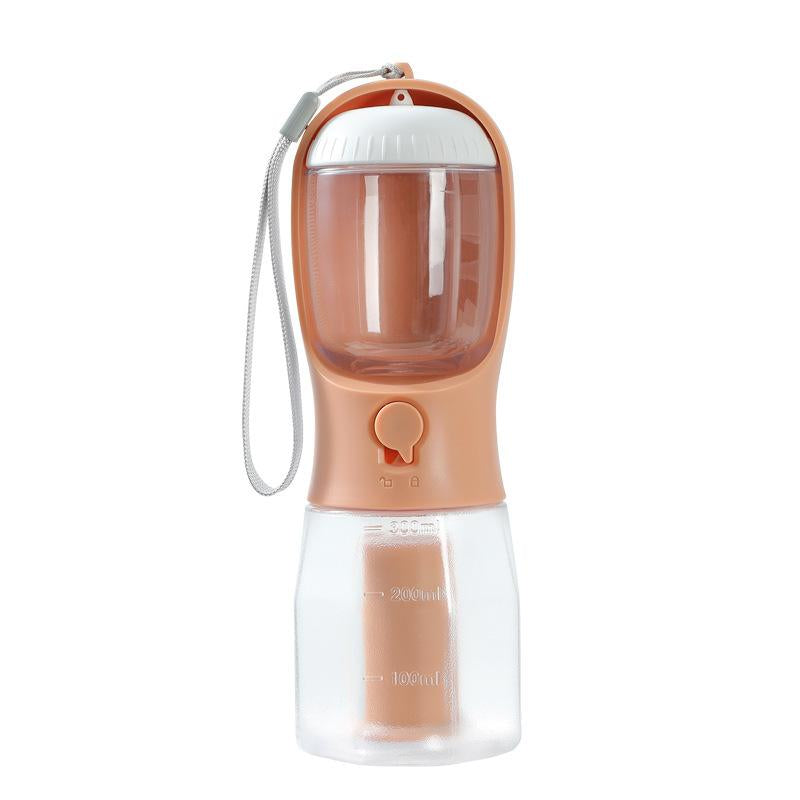 Ultimate 3-In-1 Pet Travel Companion: Water Bottle, Food Cup & Poop Bag Holder!