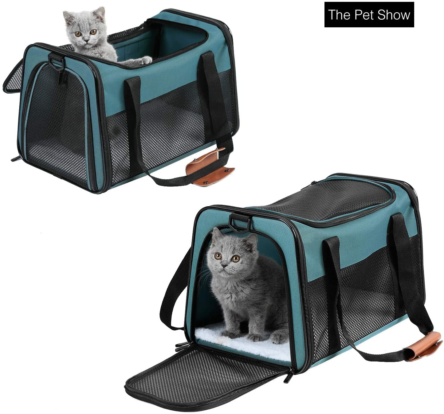 Ultimate Adventure Awaits with Our Airline Approved Soft-Sided Pet Carrier - Perfect for Dogs and Cats up to 15lbs!