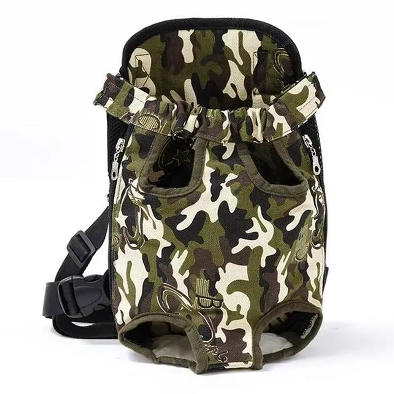 Adventure Awaits: The Ultimate Camouflage Dog Carrier Backpack for Stylish Pups on the Go!