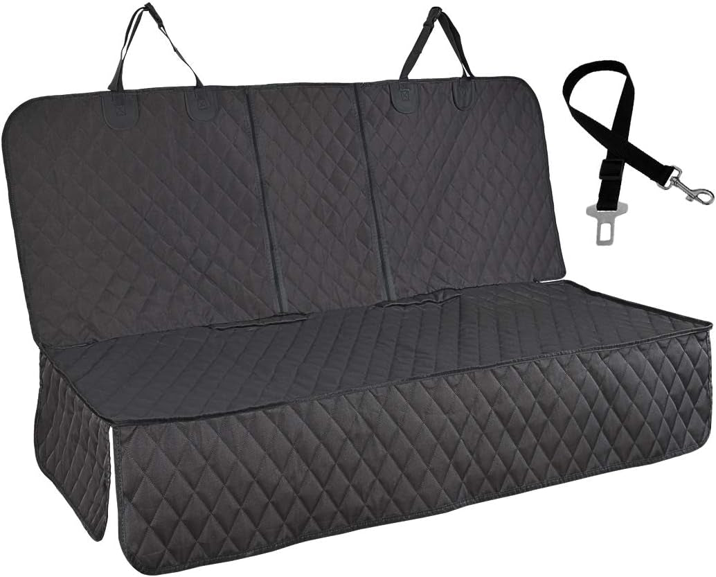 Premium Waterproof Dog Car Seat Cover with Side Flaps - Nonslip Protection for Cars, Trucks, and SUVs