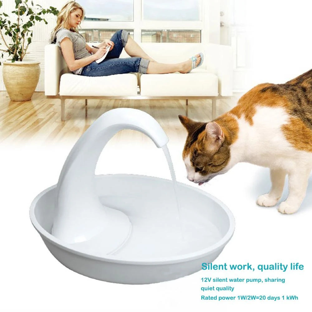 Transform Your Pet's Hydration Routine with Our Adorable Automatic Swan Water Fountain – Refreshing Fun for Cats and Dogs!