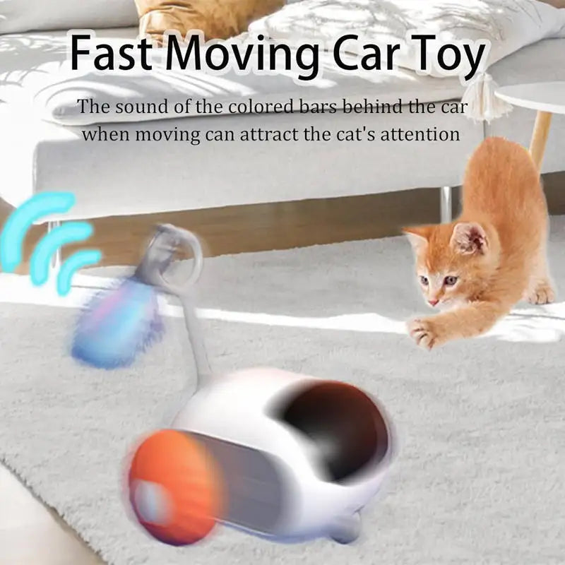 Rev up your cat's playtime with our Remote Control Sports Car Teaser! 🐾🚗 The ultimate boredom buster for indoor kitties! #CatToys #InteractiveFun