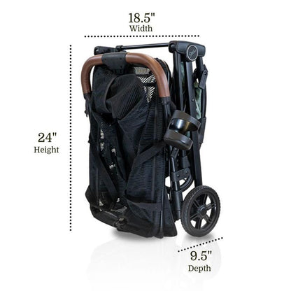 Strolee Luxury Pet Stroller V3 - Your Ultimate Travel Companion for Pets and Shopping!