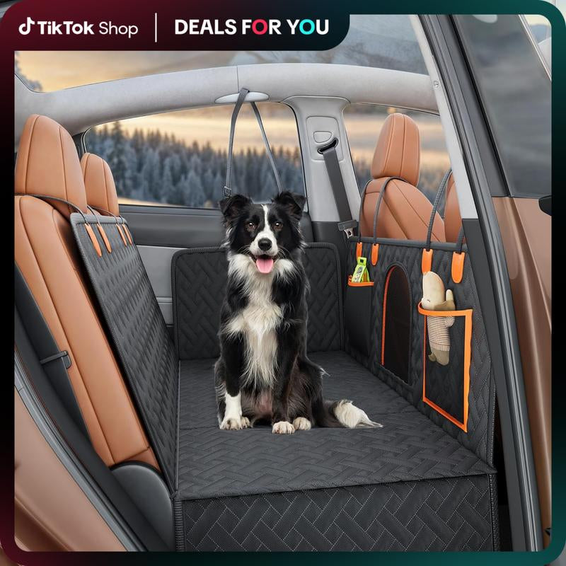 Elevate Your Travel Experience with the DWVO 56"/50" Waterproof Dog Car Seat Cover - Ultimate Pet Protection for Trucks and SUVs