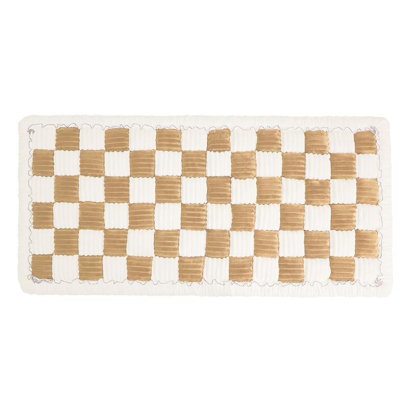 Ultimate Comfort for Your Furry Friend: Non-Slip Plaid Pet Bed Mat Perfect for Car Backseat Travel!