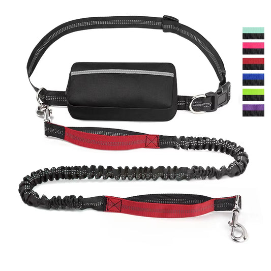 Hands-Free Adjustable Dog Leash: Perfect for Running, Jogging, and Walking with Your Furry Friend!