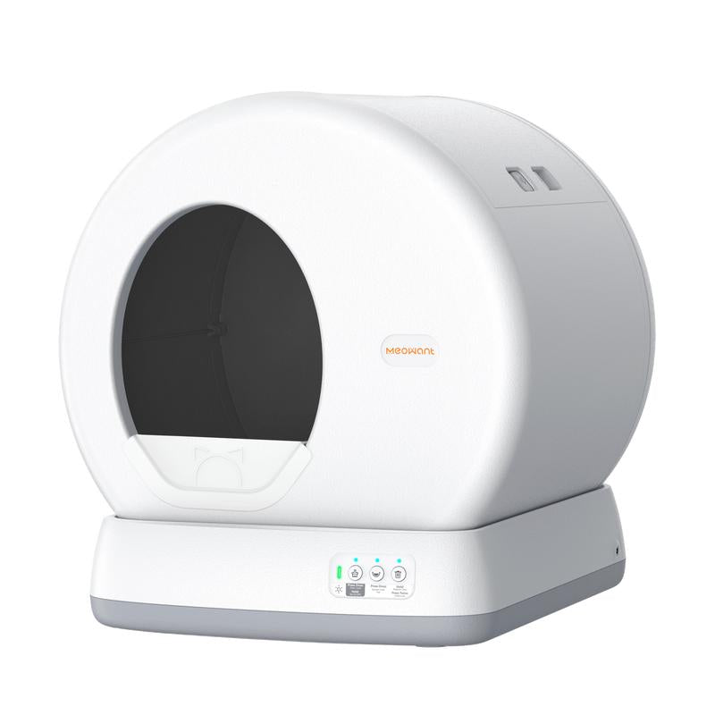 Revolutionize Your Cat Care with the Meowant SC01 Smart Self-Cleaning Litter Box – The Ultimate Odor-Free, App-Controlled Solution Featuring Safety Tech, Mat & Liner!