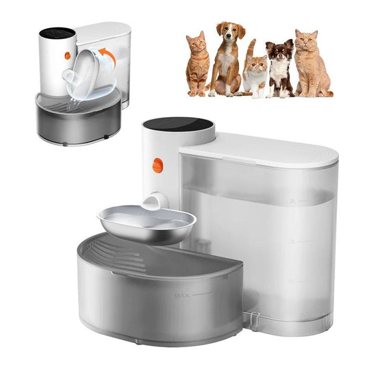 Revolutionize Your Pet's Hydration with the 2025 Acyacy Automatic Wireless Pet Water Fountain - Stainless Steel, 3L Capacity, Rechargeable & Touch-Safe!