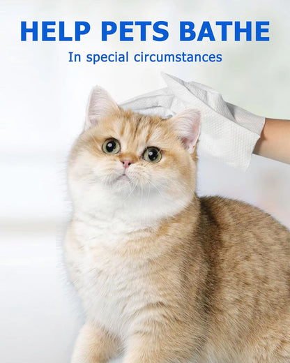 Effortlessly Clean and Deodorize Your Pets with Our Cleaning Wipes Gloves for Dogs and Cats – Perfect for Daily Grooming and Hygiene
