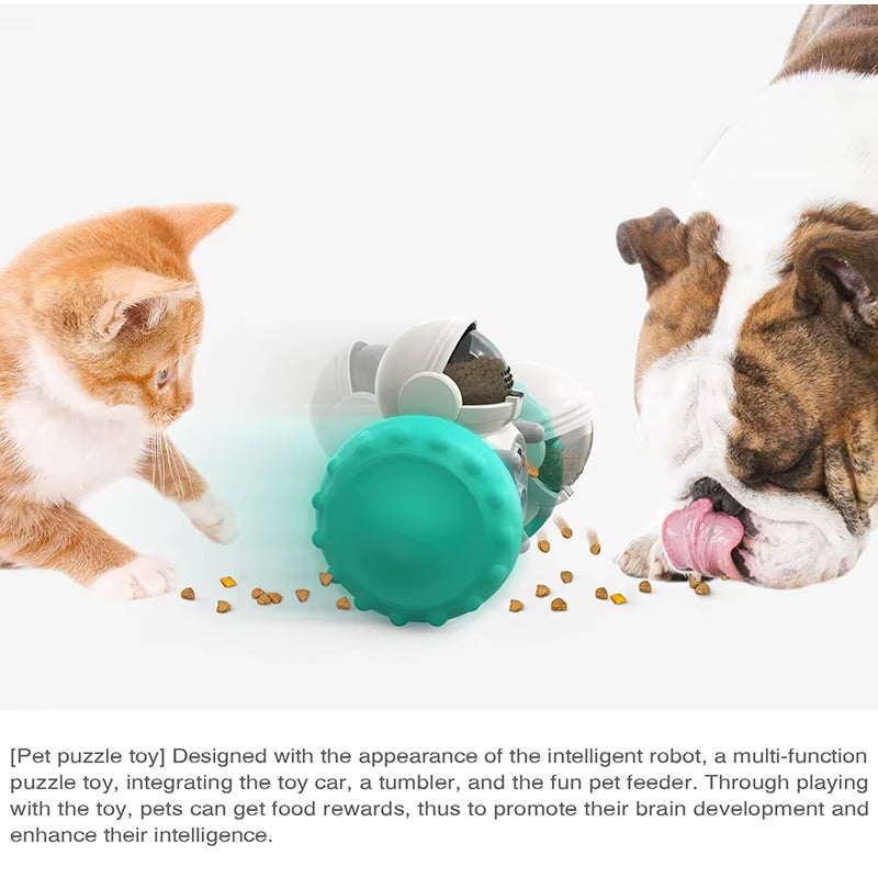 Interactive Dog Treat Dispenser Toy - Engage and Train Your Pup with Fun IQ Challenges!