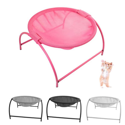 Cozy Cat and Dog Bed Hammock - Plush, Breathable, and Portable Pet Lounge with Detachable Design