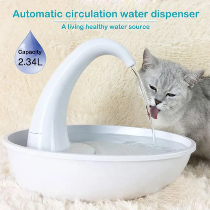 Transform Your Pet's Hydration Routine with Our Adorable Automatic Swan Water Fountain – Refreshing Fun for Cats and Dogs!