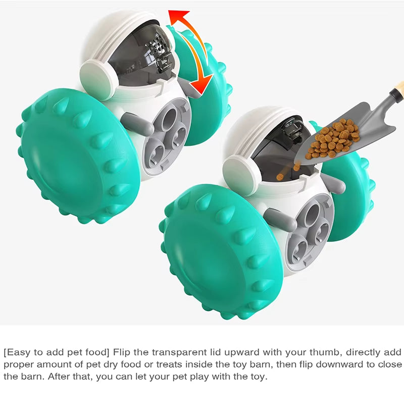 Interactive Dog Treat Dispenser Toy - Engage and Train Your Pup with Fun IQ Challenges!
