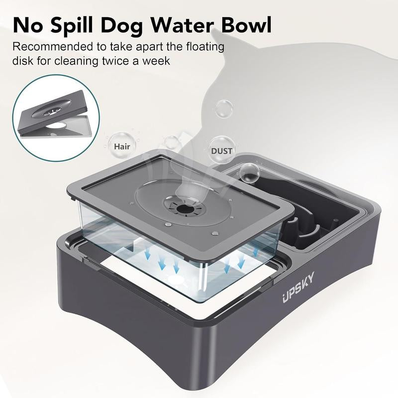 Elevate Your Pet's Dining Experience: 2025 2-In-1 Adjustable Dog Bowls with Slow Feeder & No-Spill Design for Small to Medium Dogs