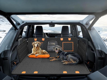Elevate Your Travel Experience with the DWVO 56"/50" Waterproof Dog Car Seat Cover - Ultimate Pet Protection for Trucks and SUVs