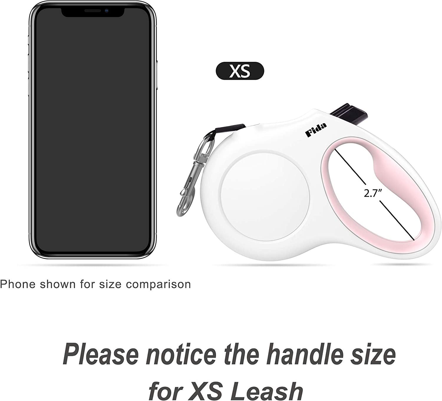 Premium 10ft Retractable Dog Leash with Poop Bag Dispenser - Ideal for X-Small Dogs and Cats Up to 18 lbs - Comfort Grip Handle, Tangle-Free Design & Reflective Safety Features
