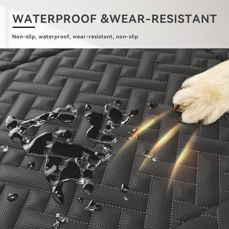 Elevate Your Travel Experience with the DWVO 56"/50" Waterproof Dog Car Seat Cover - Ultimate Pet Protection for Trucks and SUVs