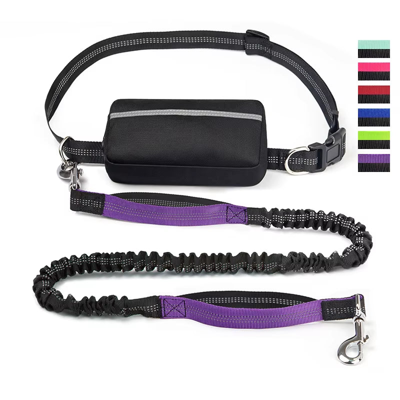 Hands-Free Adjustable Dog Leash: Perfect for Running, Jogging, and Walking with Your Furry Friend!