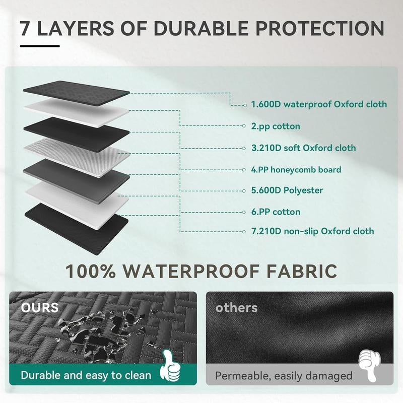 Elevate Your Travel Experience with the DWVO 56"/50" Waterproof Dog Car Seat Cover - Ultimate Pet Protection for Trucks and SUVs