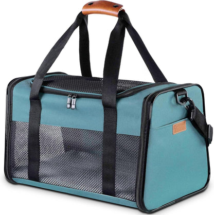 Ultimate Adventure Awaits with Our Airline Approved Soft-Sided Pet Carrier - Perfect for Dogs and Cats up to 15lbs!