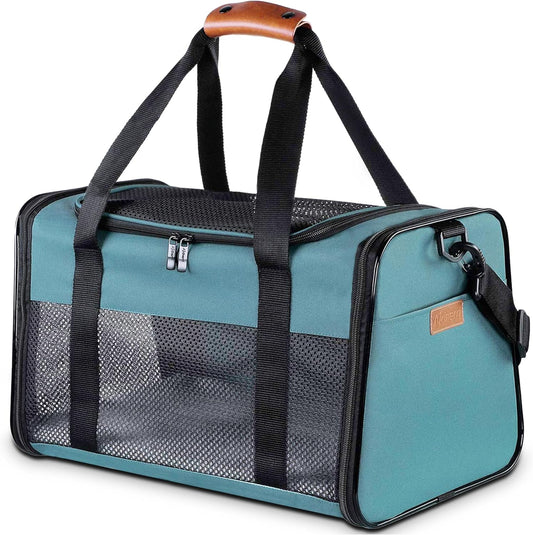 Ultimate Adventure Awaits with Our Airline Approved Soft-Sided Pet Carrier - Perfect for Dogs and Cats up to 15lbs!