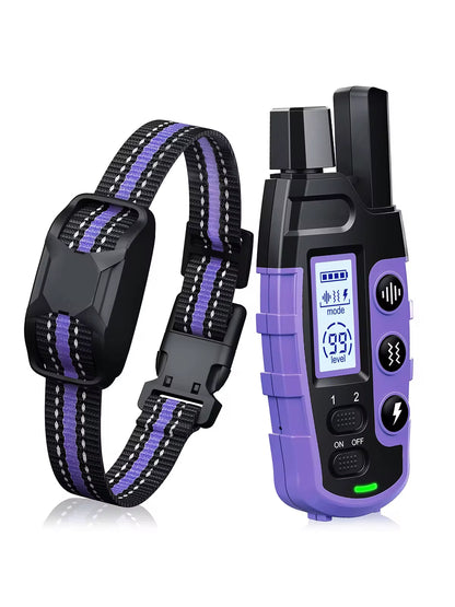 Train your pup like a pro with our waterproof electric dog training collar! Perfect for dogs 5-120lbs, featuring remote control, shock, and vibration options! 🐶✨