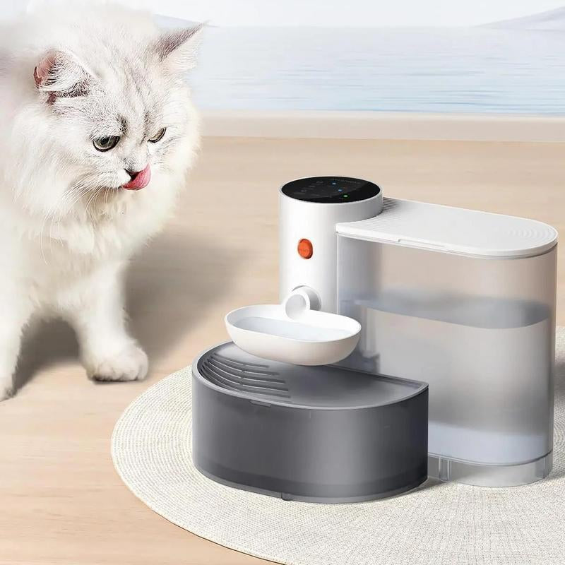 Revolutionize Your Pet's Hydration with the 2025 Acyacy Automatic Wireless Pet Water Fountain - Stainless Steel, 3L Capacity, Rechargeable & Touch-Safe!