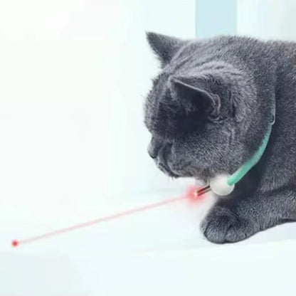 Get Your Cat Moving: Rechargeable Smart Laser Collar for Endless Playtime Fun!