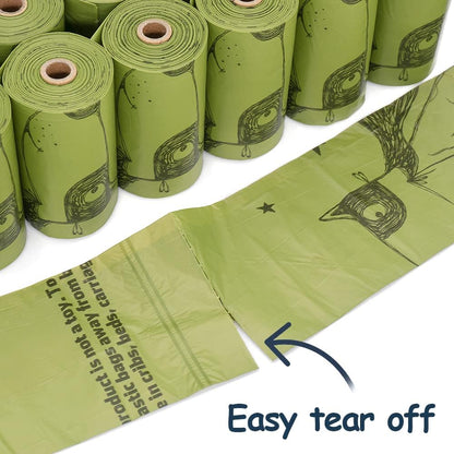 Eco-Friendly Lavender Scented Dog Poop Bags - 360 Count Extra Thick & Leak-Proof Waste Bags with Convenient Dispenser