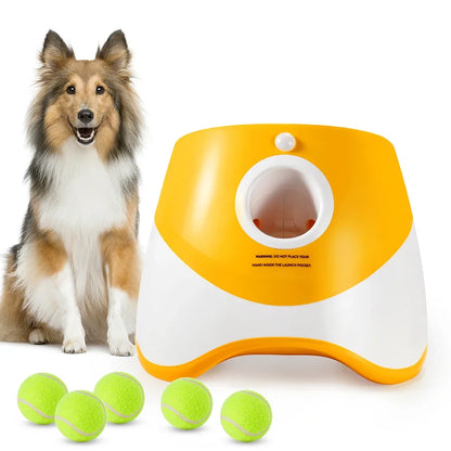 Ultimate Automatic Dog Ball Launcher - Three Exciting Distance Settings for Unmatched Playtime Fun! Perfect for Dogs and Cats!