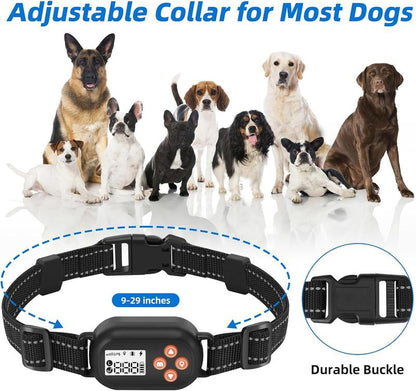 Revolutionary GPS Wireless Dog Fence - Advanced Electric Containment System with Waterproof Rechargeable Collar for Dogs Over 20 lbs
