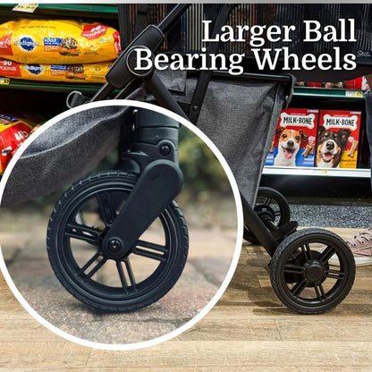 Strolee Luxury Pet Stroller V3 - Your Ultimate Travel Companion for Pets and Shopping!