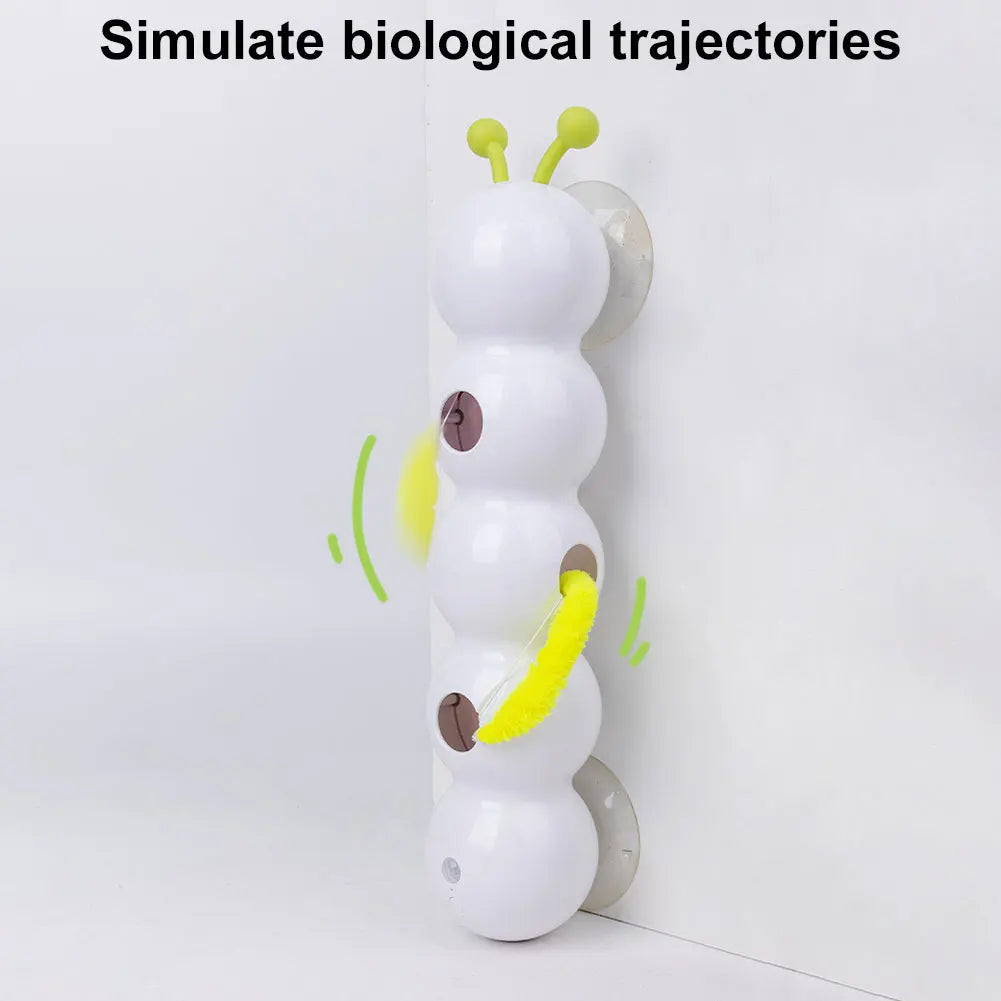 Exciting Caterpillar Motion-Activated Cat Toy - Rechargeable Automatic Playmate for Indoor Cats