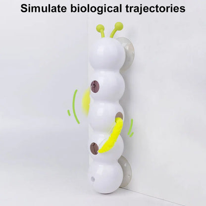 Exciting Caterpillar Motion-Activated Cat Toy - Rechargeable Automatic Playmate for Indoor Cats