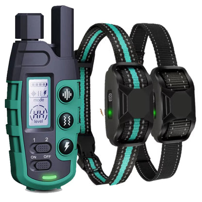 Train your pup like a pro with our waterproof electric dog training collar! Perfect for dogs 5-120lbs, featuring remote control, shock, and vibration options! 🐶✨