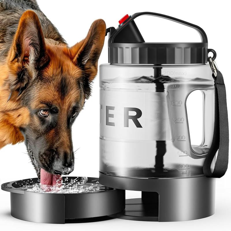 Ultimate 2-in-1 Portable Water Bowl Dispenser for Large Dogs - Perfect for Walking, Camping, and Hiking!