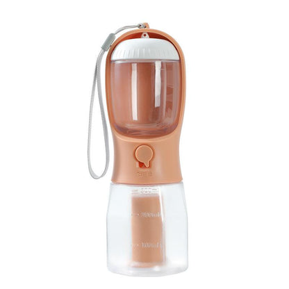 Ultimate 3-In-1 Pet Travel Companion: Water Bottle, Food Cup & Poop Bag Holder!
